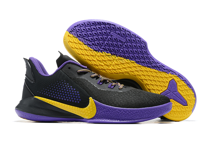 2020 Nike Mamba Focus EP Kobe Black Purple Yellow Shoes